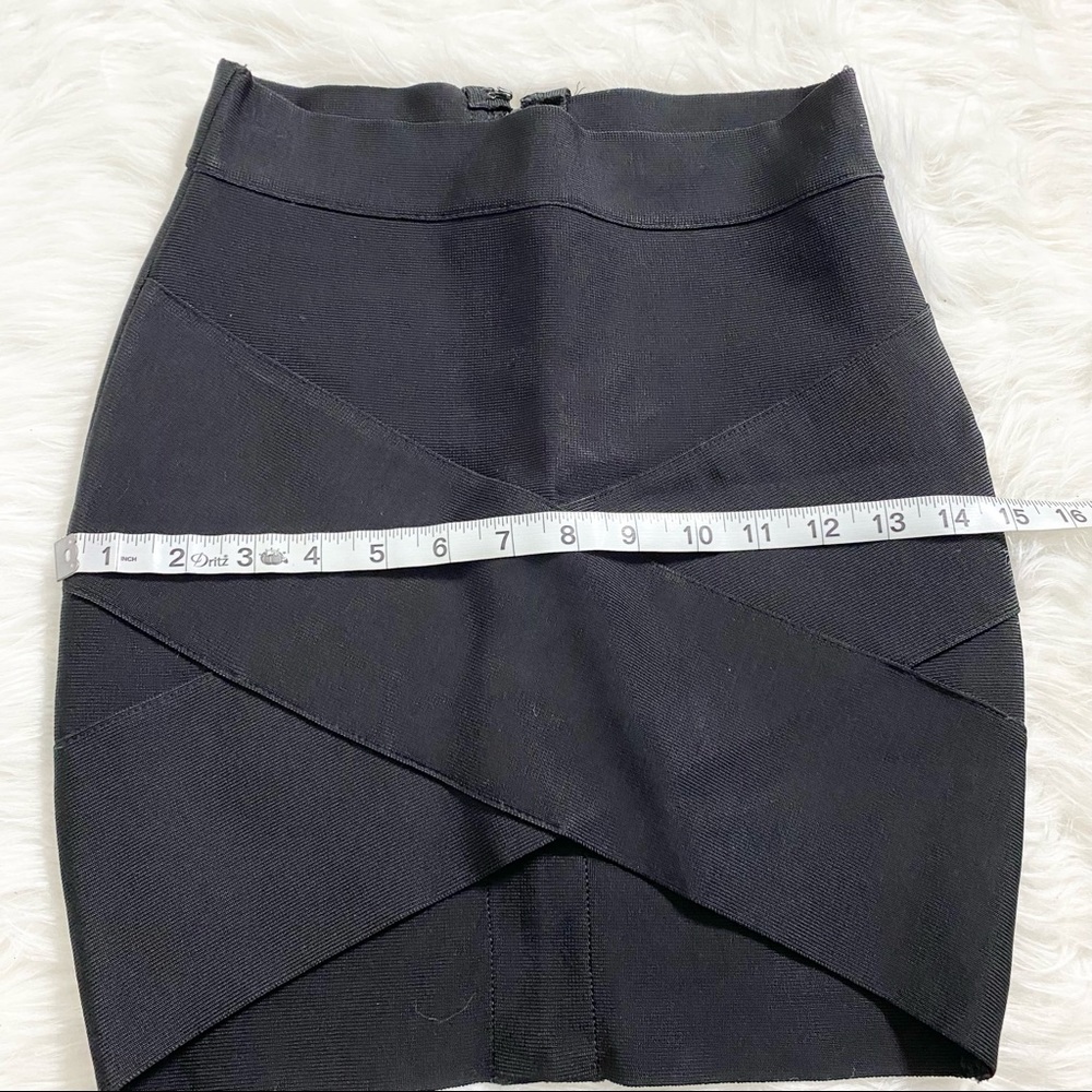 Black Bandage Mini Skirt - Picture 4 of 6